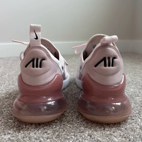 Nike Air Max 270 Light Soft Pink Rose White Womens Size 8 AH6789-604 - Picture 3 of 11